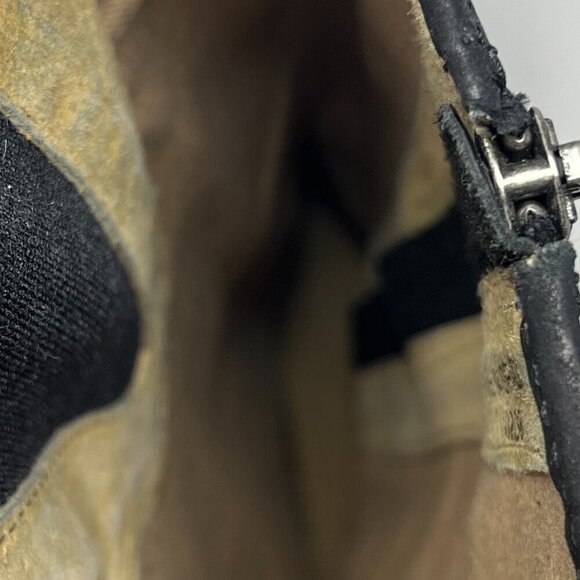 L.L. Bean Deerfield Rustic women's boots 7.5 tall leather riding black buckle - Picture 11 of 14